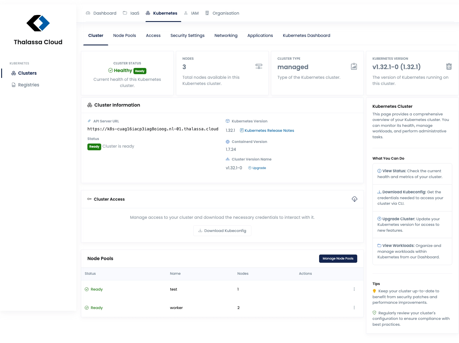 Managed Kubernetes