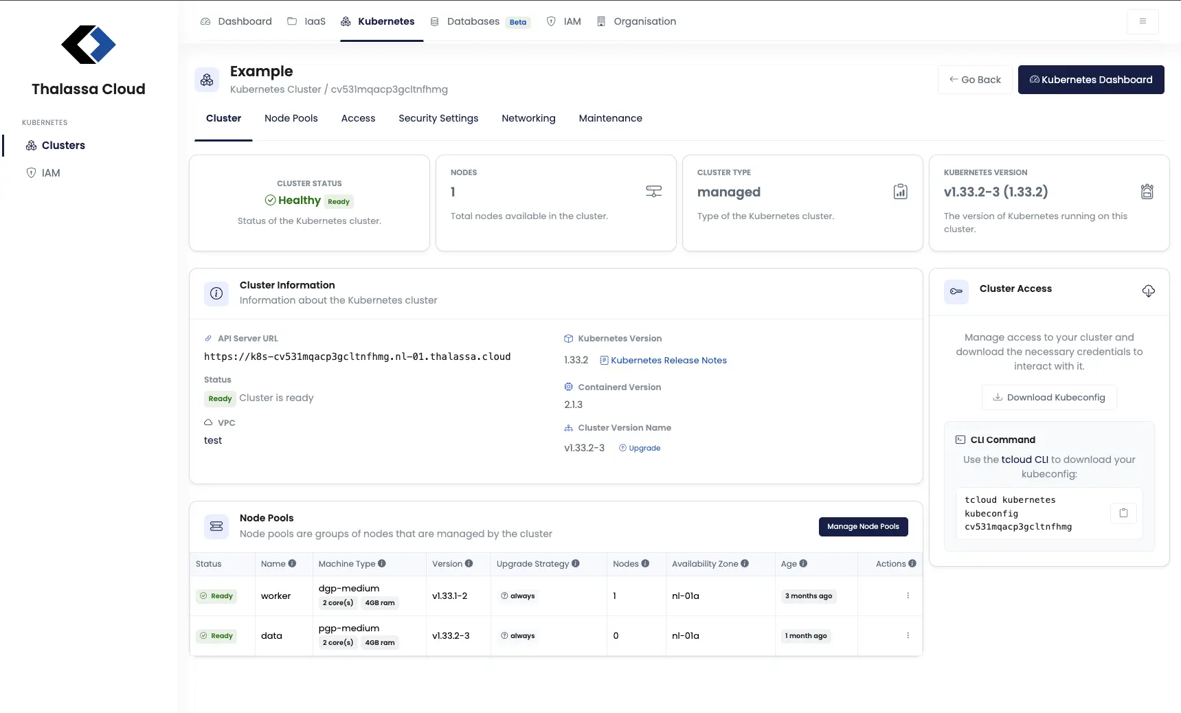 Managed Kubernetes